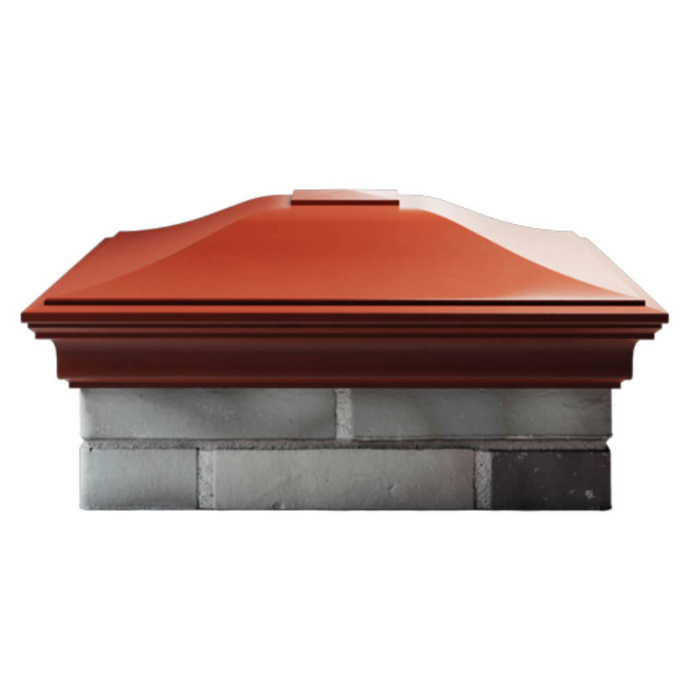 Колпак Zking Монблан Красный на столб 2х2 кирпича (515х515мм) в Муроме фото