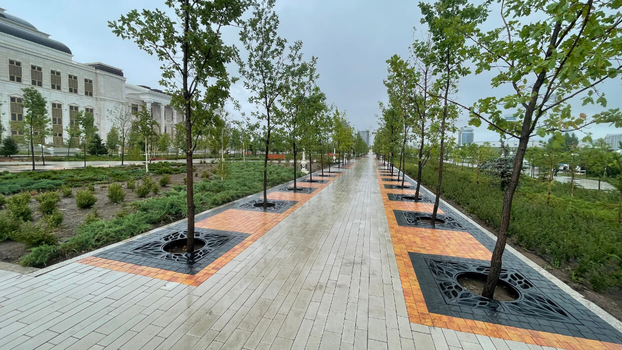 Приствольная решетка для дерева ZKING CRUST 1.2х1.2м Черная в Муроме фото