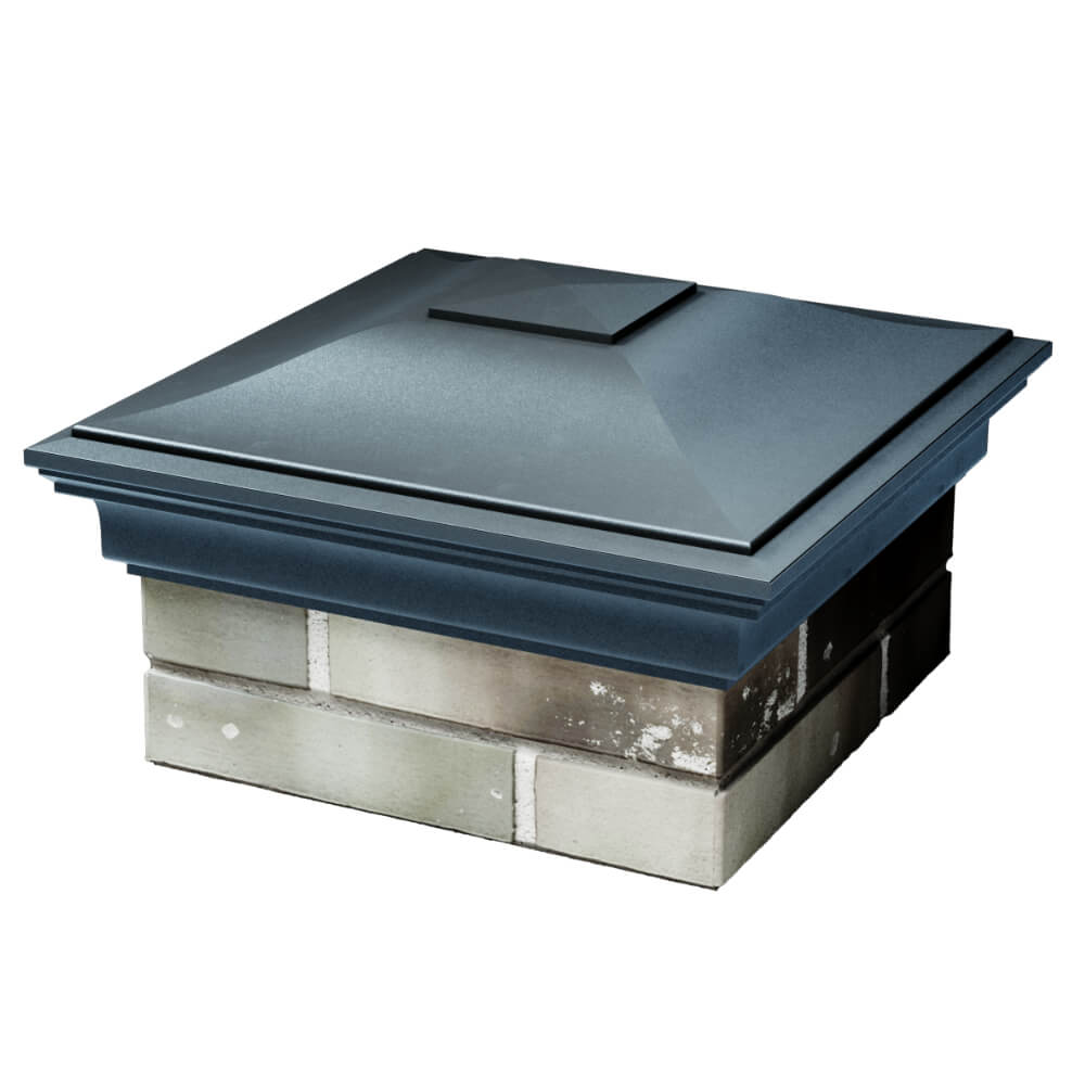 Колпак Zking Монблан Серый на столб 1.5х1.5 кирпича (385х385мм) в Муроме фото