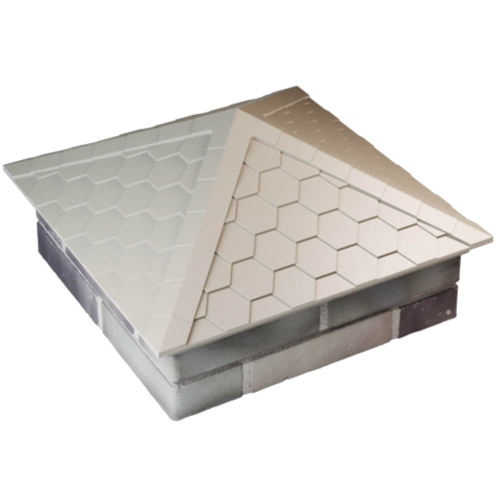 Колпак Zking Эверест Бежевый на столб 2х2 кирпича (535х535мм) Муром фото