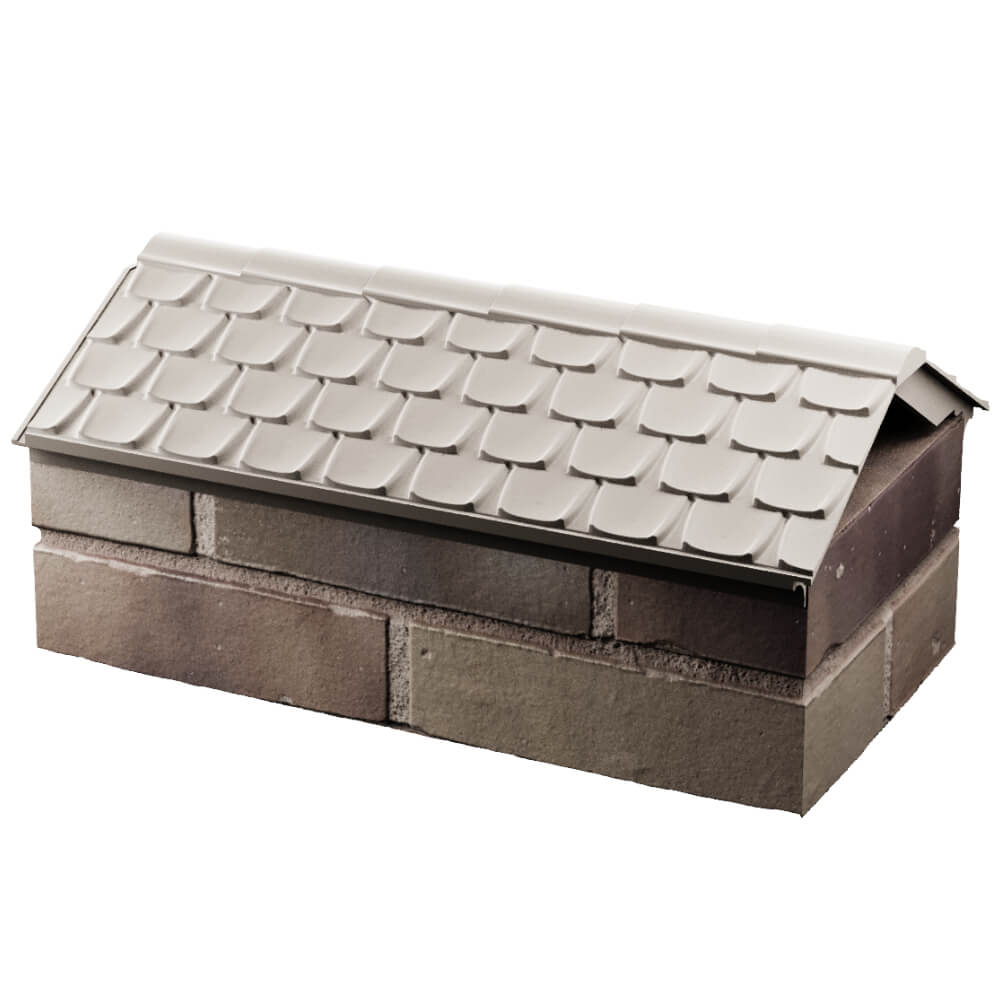 Парапет Zking Эльбрус Бежевый с посадкой на 1 кирпич (255мм) в Муроме фото