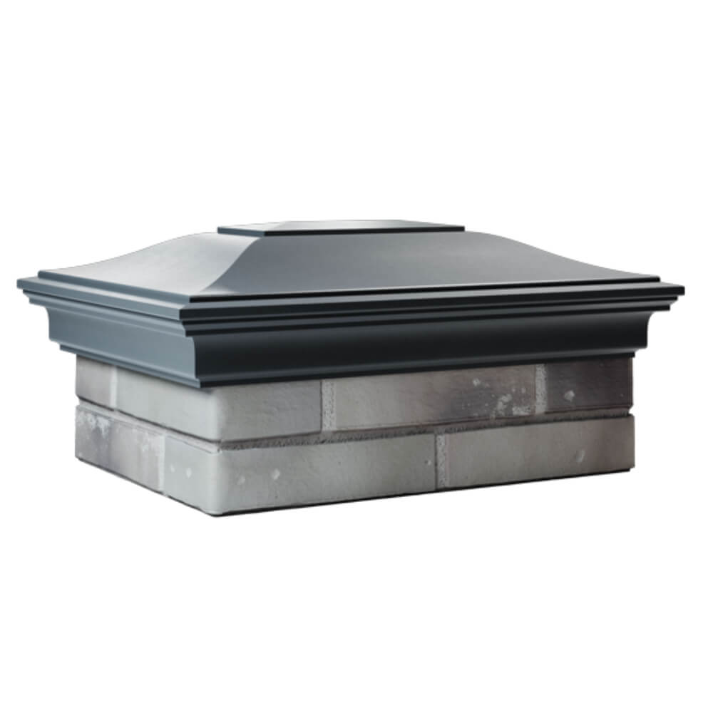 Колпак Zking Монблан Серый на столб 2х1.5 кирпича (515х385мм) в Муроме фото