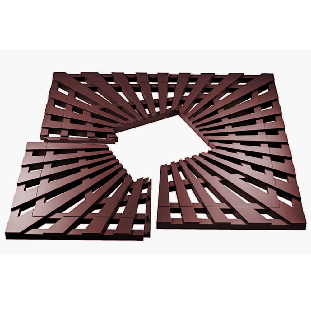 Приствольная решетка для дерева ZKING ATMOSPHERE 1.2х1.2м Коричневая в Муроме фото