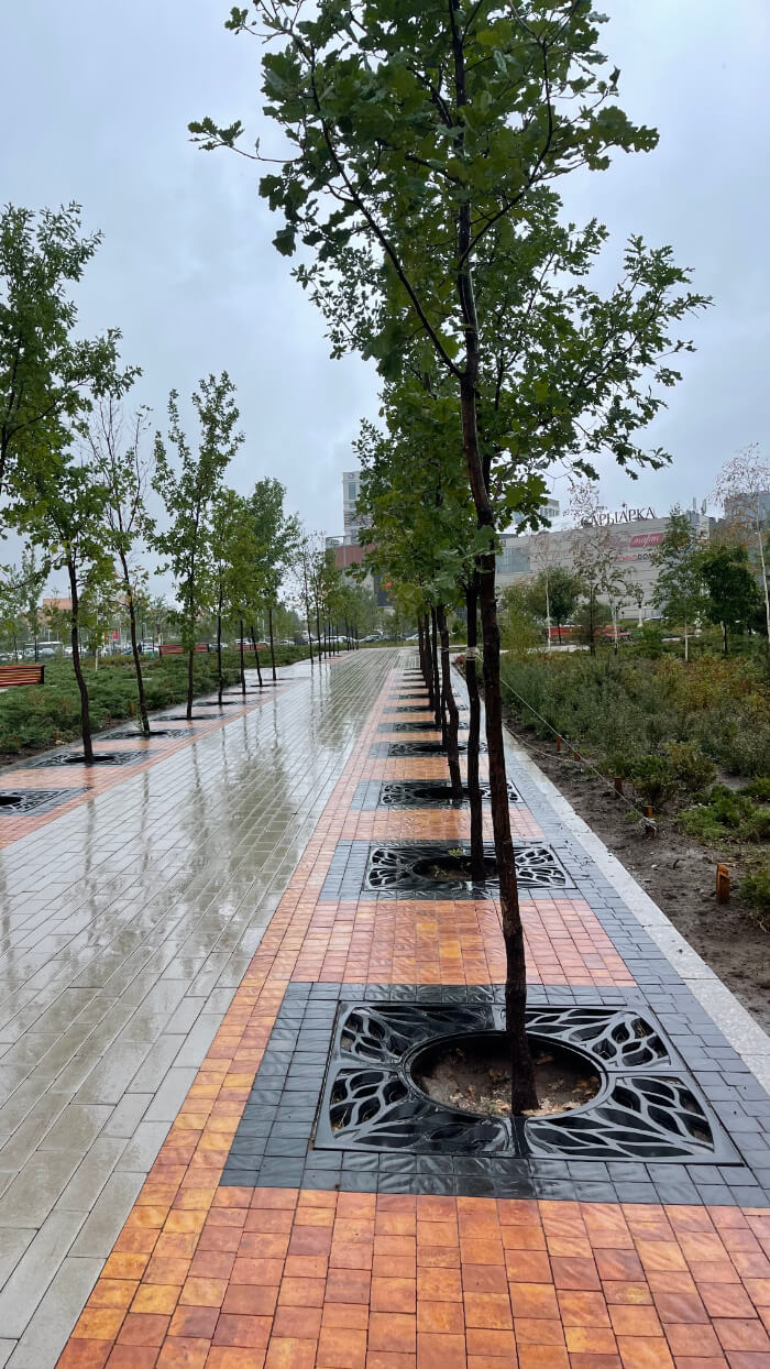 Приствольная решетка для дерева ZKING CRUST 1.2х1.2м Черная в Муроме фото