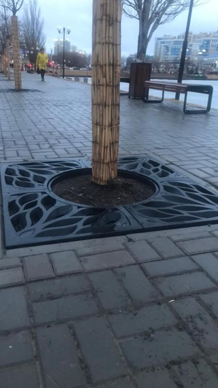 Приствольная решетка для дерева ZKING CRUST 1.2х1.2м Черная в Муроме фото