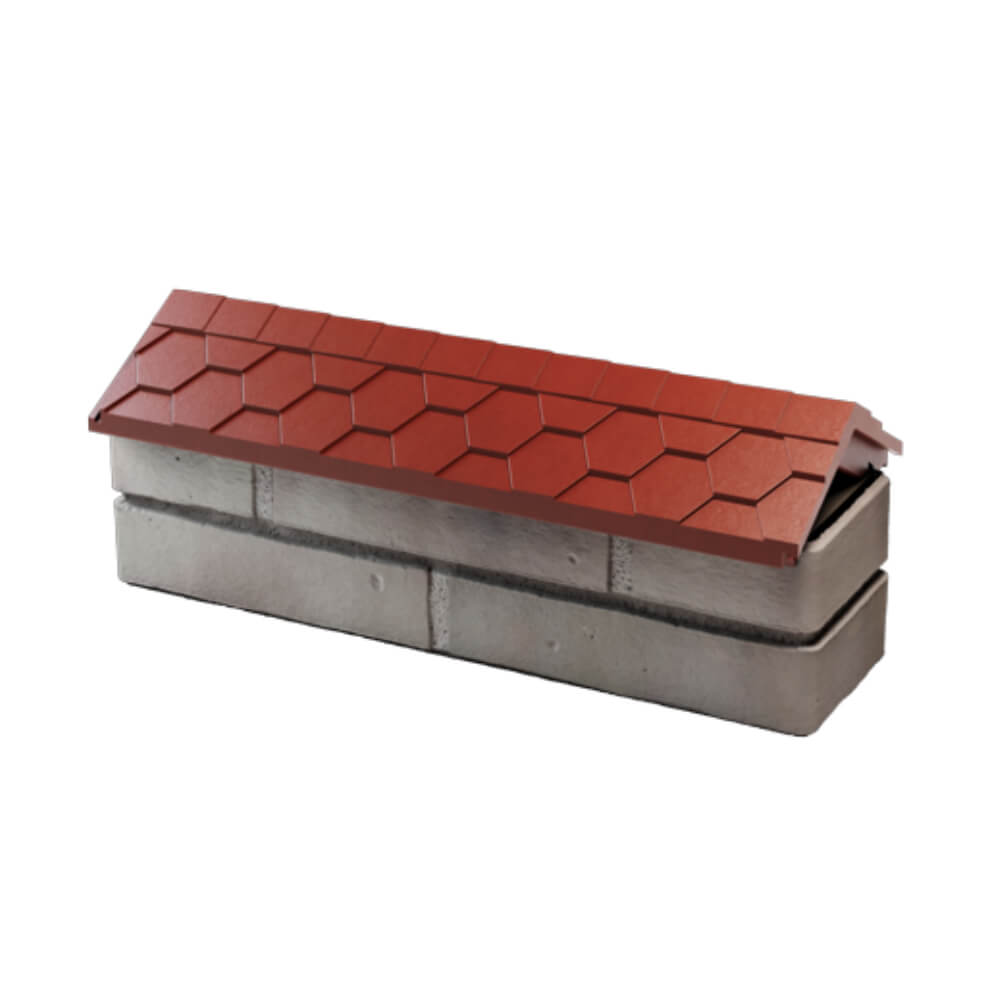 Парапет Zking Эверест Красный с посадкой на 0.5 кирпича (130мм) в Муроме фото