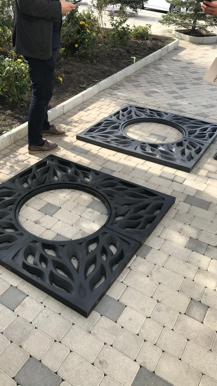 Приствольная решетка для дерева ZKING CRUST 1.2х1.2м Черная в Муроме фото