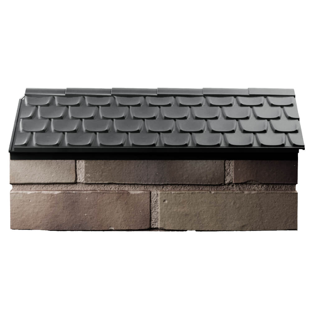 Парапет Zking Эльбрус Серый с посадкой на 1 кирпич (255мм) в Муроме фото