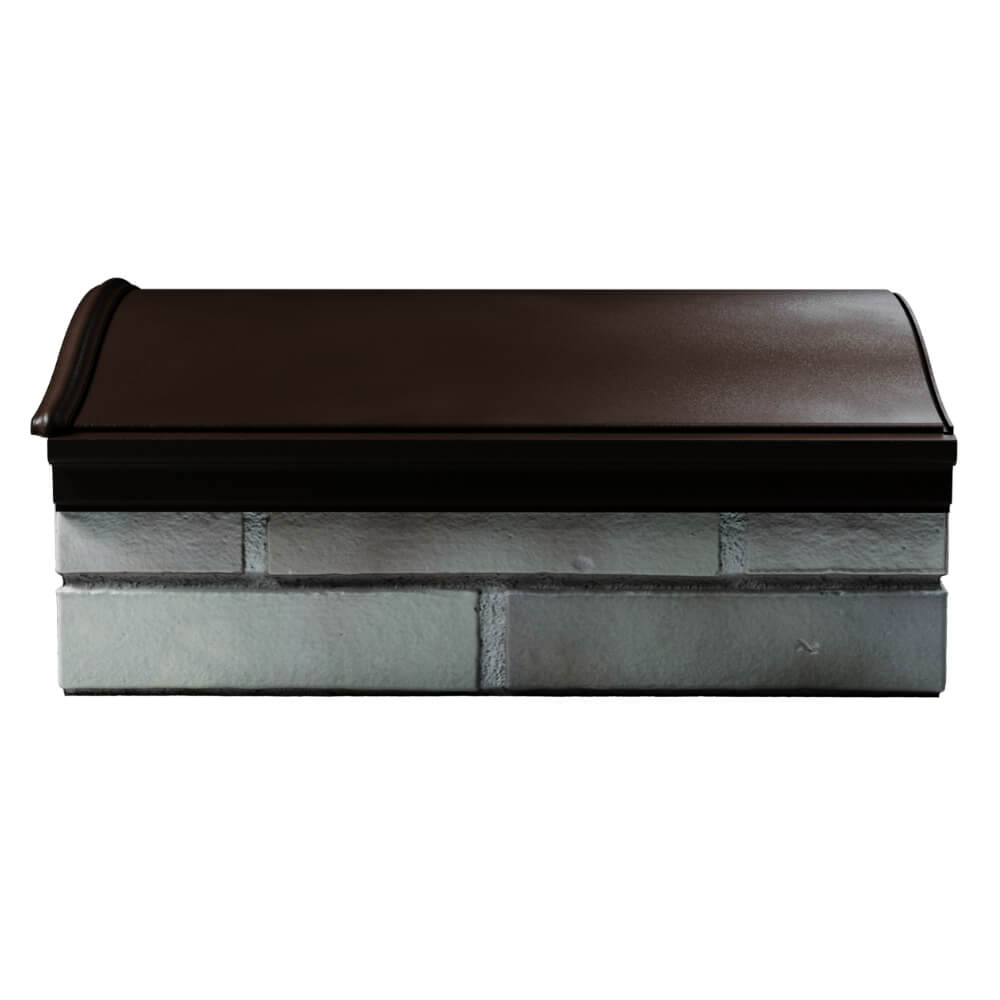 Парапет Zking Монблан Коричневый посадка на 1.5 кирпича (355/385мм) в Муроме фото