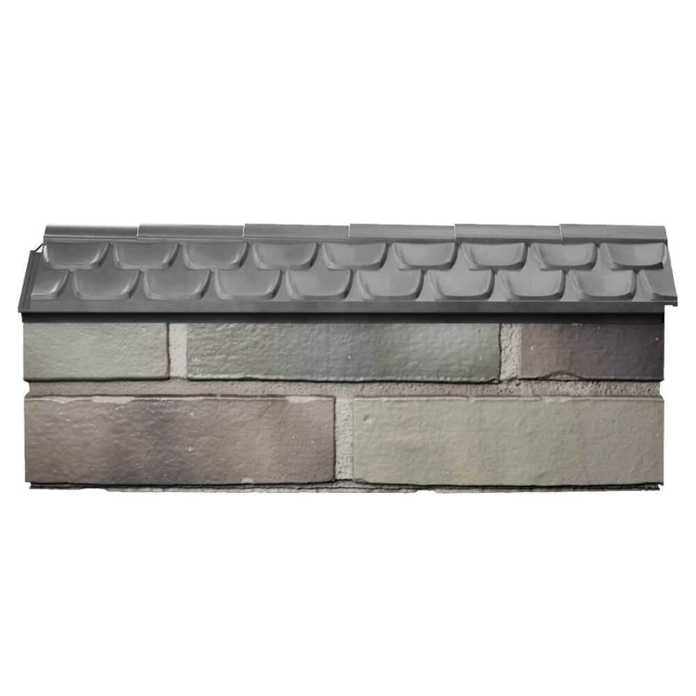 Парапет Zking Эльбрус Серый с посадкой на 0.5 кирпича (130мм) в Муроме фото