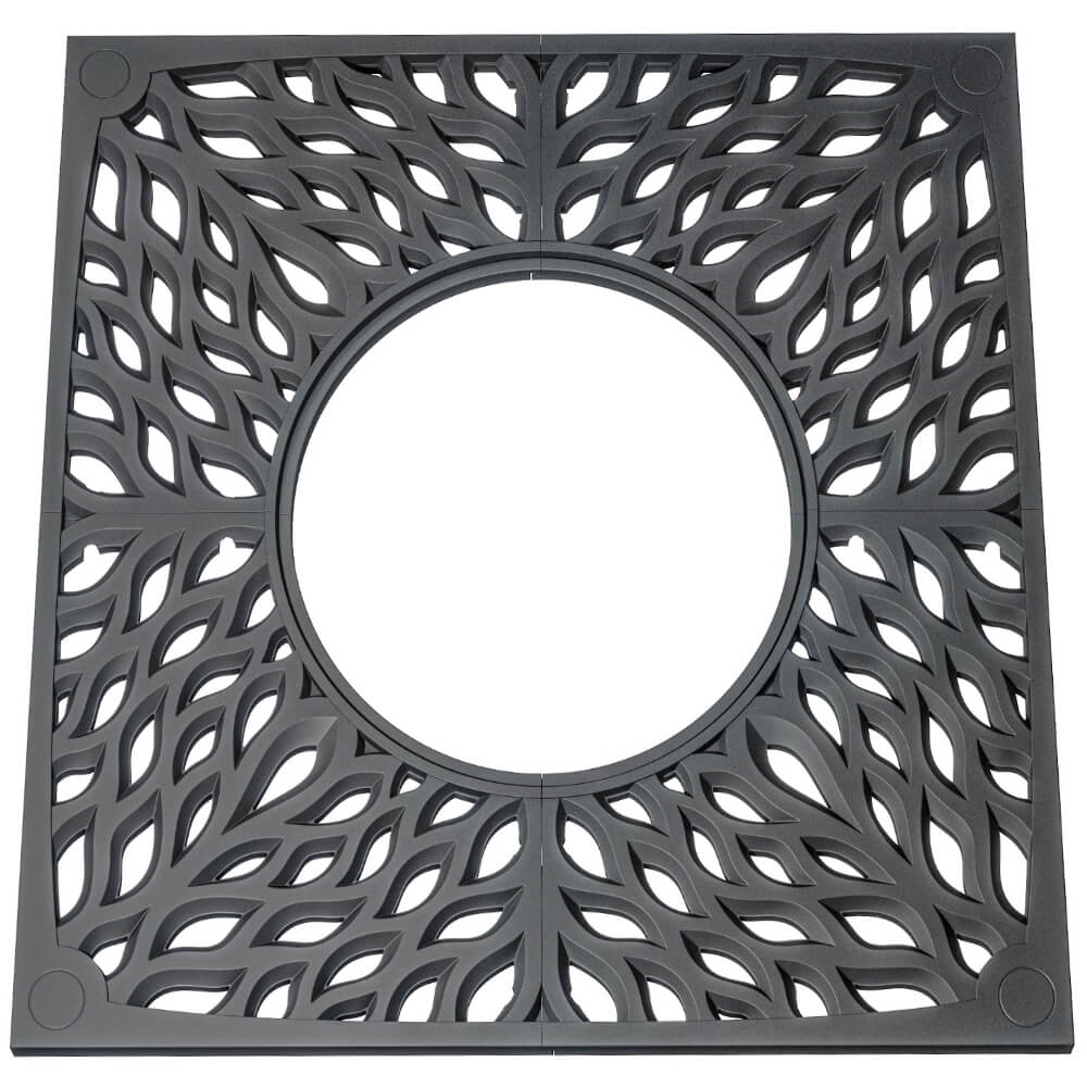 Приствольная решетка для дерева ZKING CRUST 2х2м Черная Муром фото