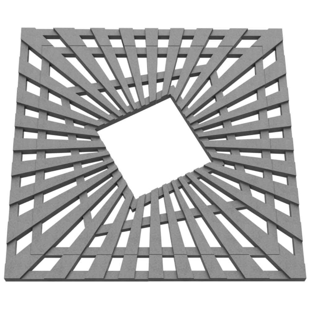 Приствольная решетка для дерева ZKING ATMOSPHERE 1.2х1.2м Серая в Муроме фото