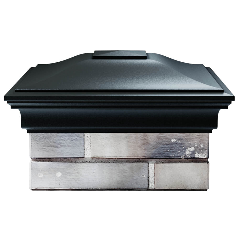 Колпак Zking Монблан Черный на столб 1.5х1.5 кирпича (385х385мм) Муром фото