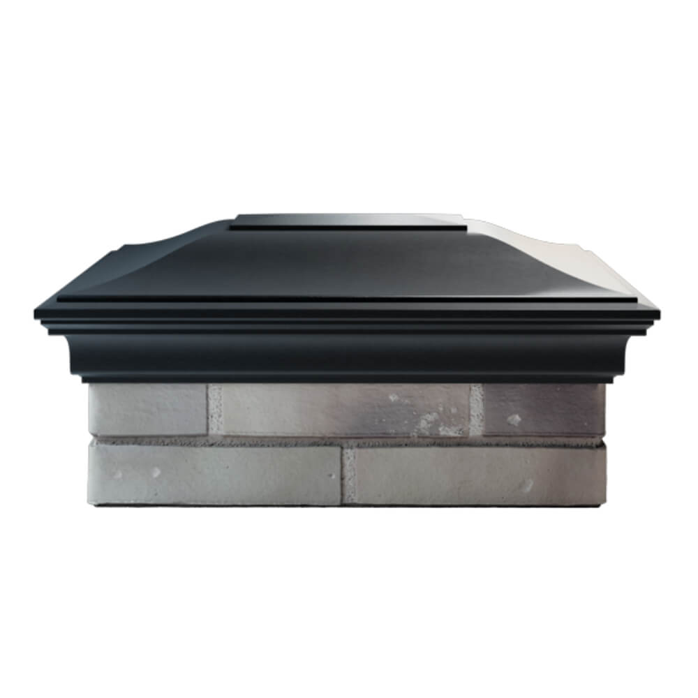 Колпак Zking Монблан Черный на столб 2х1.5 кирпича (515х385мм) в Муроме фото