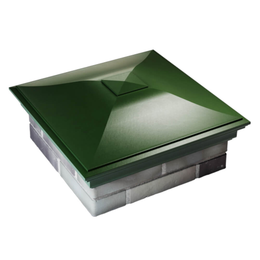 Колпак Zking Монблан Зеленый на столб 2х2 кирпича (515х515мм) Муром фото