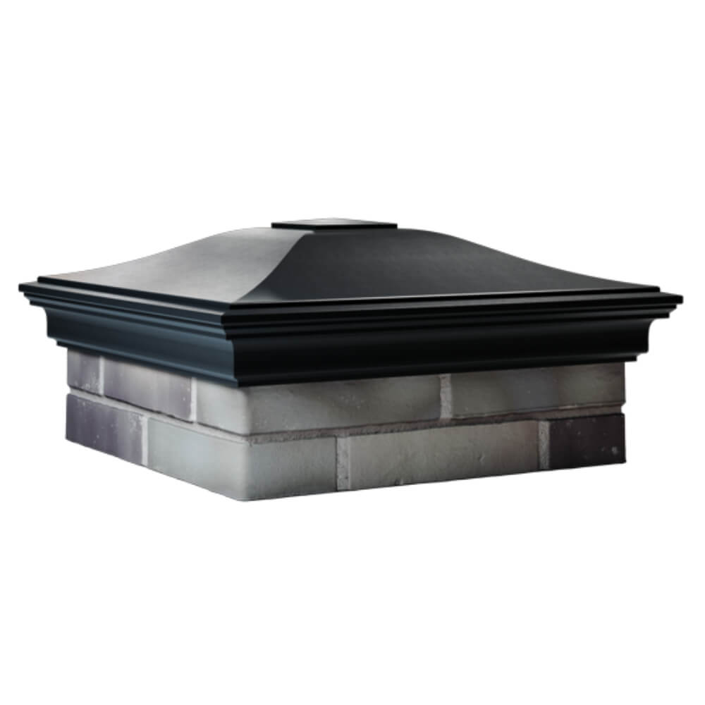 Колпак Zking Монблан Черный на столб 2х2 кирпича (515х515мм) в Муроме фото