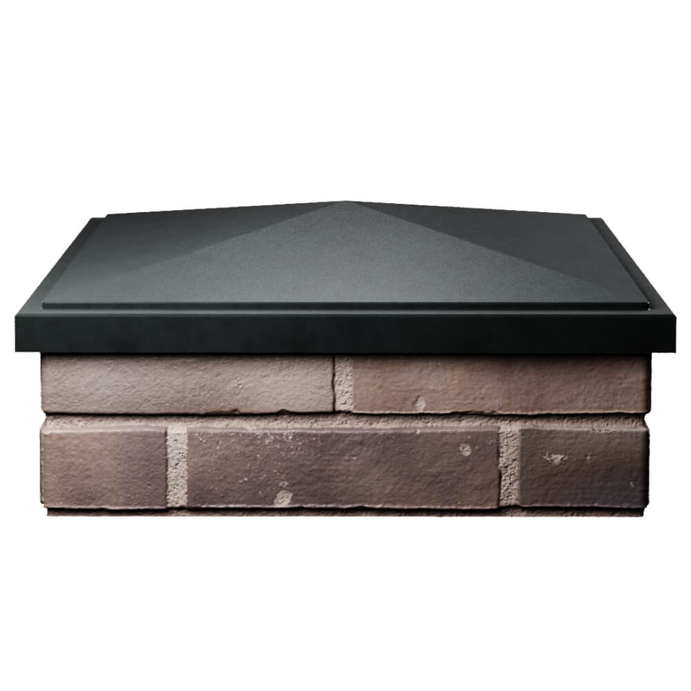 Колпак Zking БонаМоно Черный на столб 2х2 кирпича (515х515, 530х530мм) Муром фото