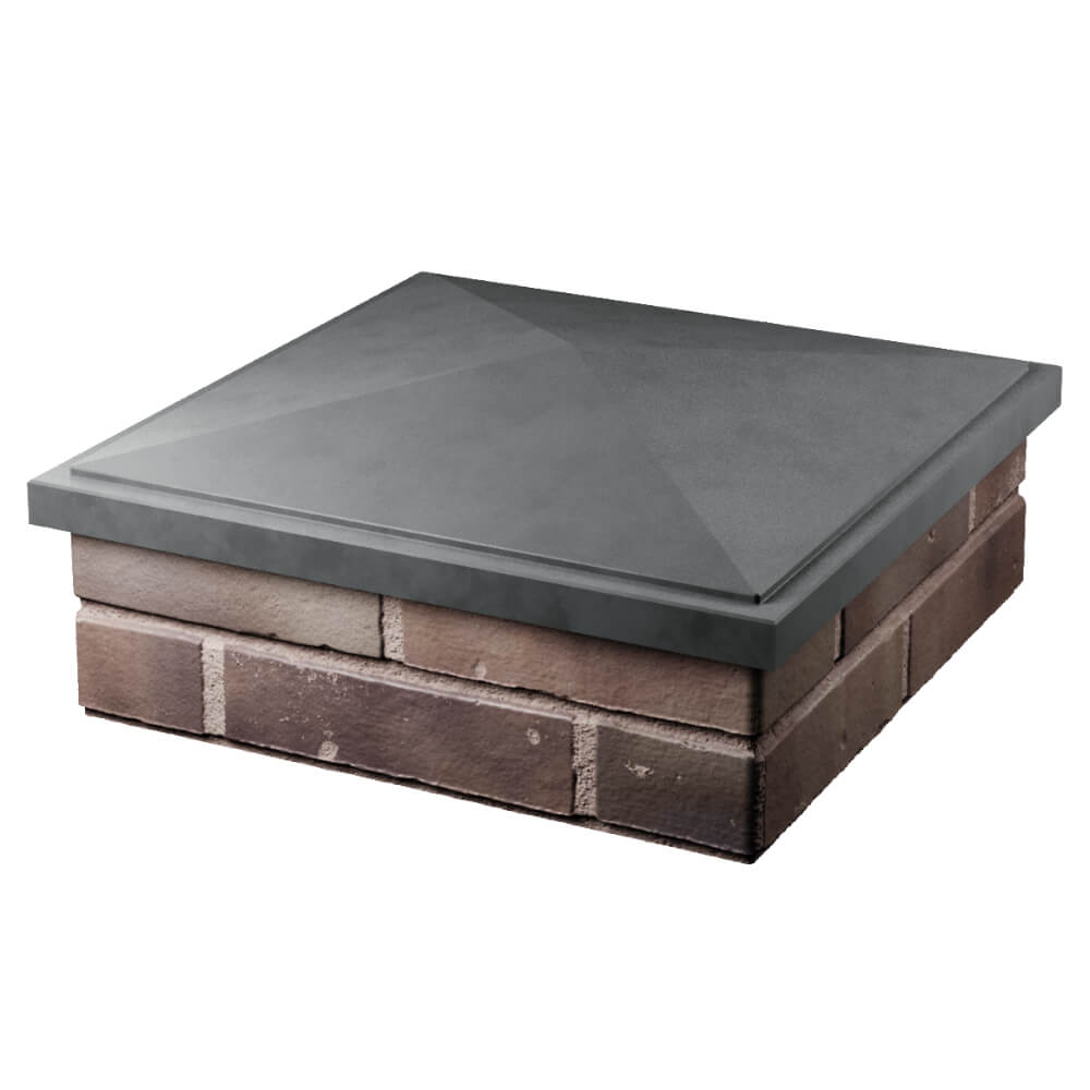 Колпак Zking БонаМоно Серый на столб 2х2 кирпича (515х515, 530х530мм) в Муроме фото