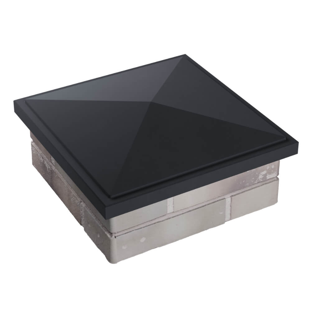 Колпак Zking БонаМоно Серый на столб 1.5х1.5 кирпича (385х385, 400х400мм) в Муроме фото