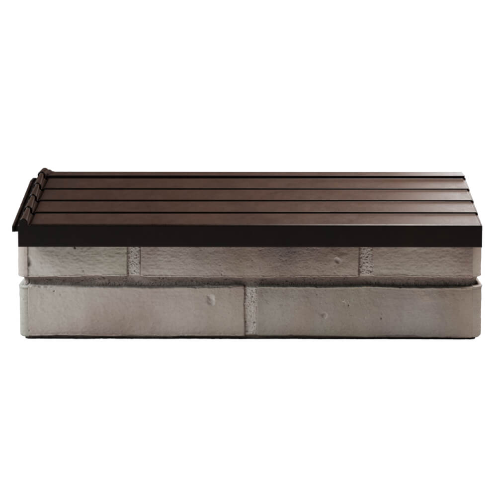 Парапет Zking Бона ХайТек Коричневый с посадкой на 1 кирпич (200/225/255мм) в Муроме фото