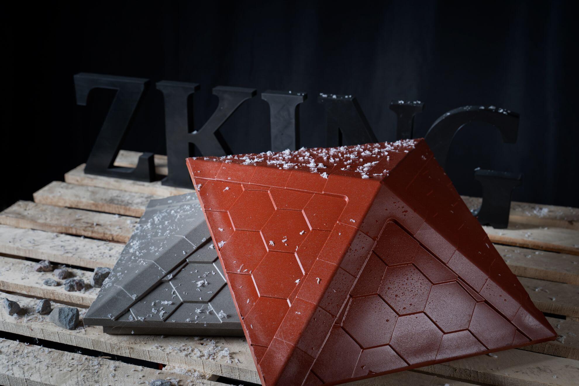 Колпак Zking Эверест Красный на столб 1.5х1.5 кирпича (390х390мм) в Муроме фото