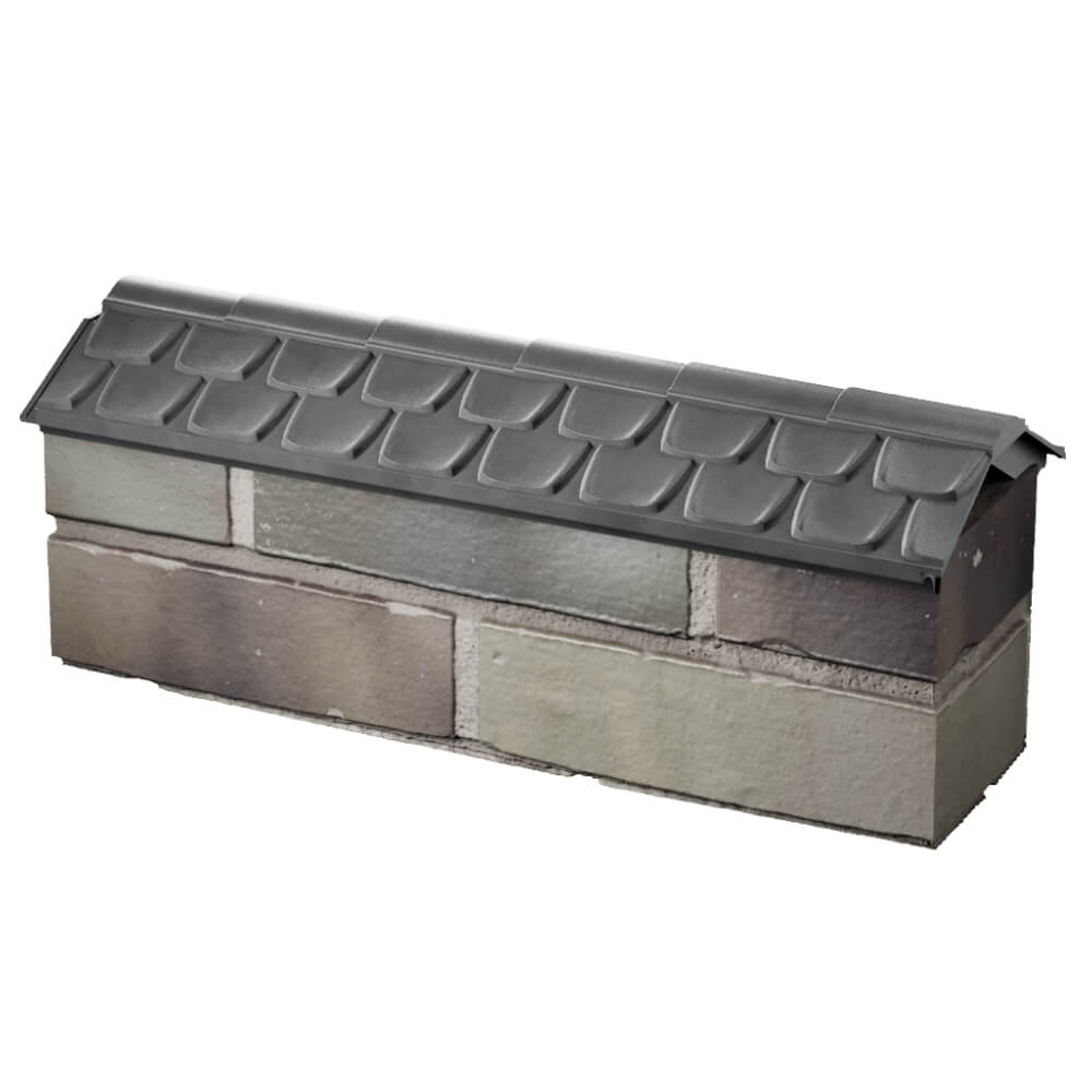 Парапет Zking Эльбрус Серый с посадкой на 0.5 кирпича (130мм) в Муроме фото