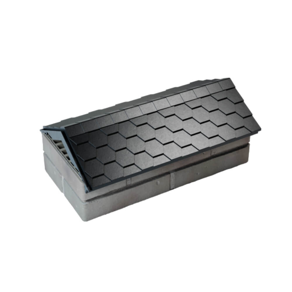 Парапет Zking Эверест Черный с посадкой на 1 кирпич (200/225/255мм) в Муроме фото