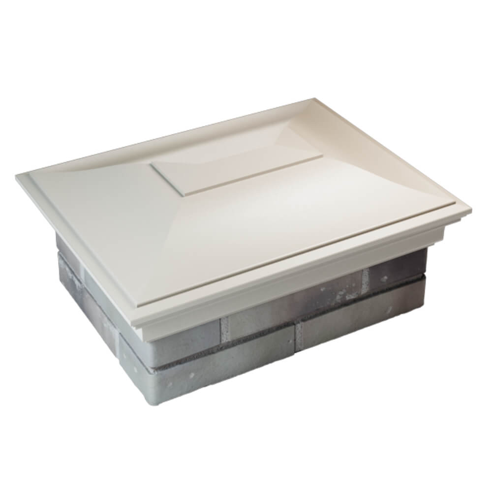 Колпак Zking Монблан Бежевый на столб 2х1.5 кирпича (515х385мм) Муром фото