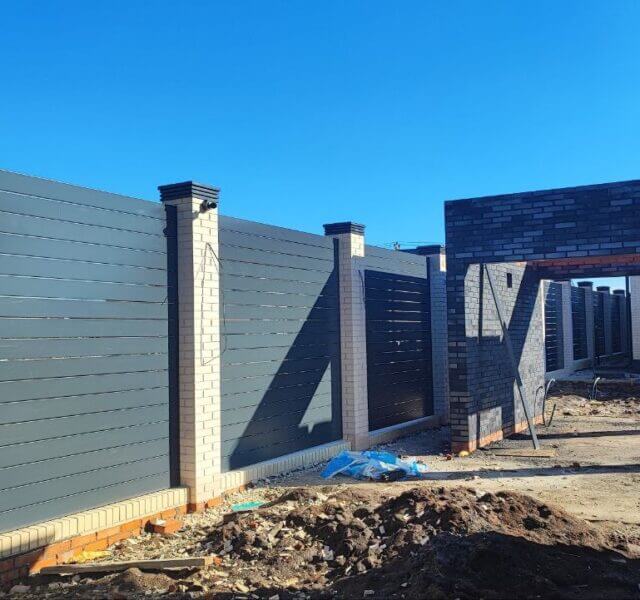 Колпак Zking Бона ХайТек Серый на столб 1.5х1.5 кирпича (385х385мм) в Муроме фото