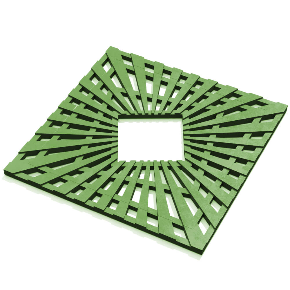 Приствольная решетка для дерева ZKING ATMOSPHERE 1.2х1.2м Зеленая в Муроме фото