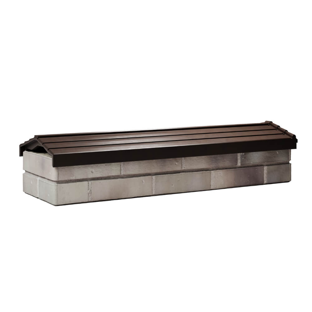 Парапет Zking Бона ХайТек Коричневый посадка на 0.5 кирпича (130мм) Муром фото