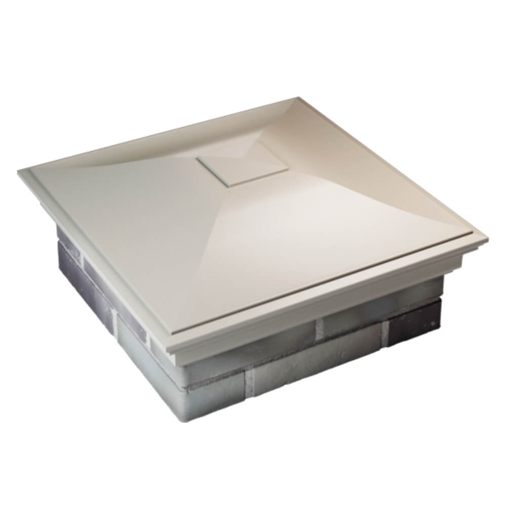 Колпак Zking Монблан Бежевый на столб 2х2 кирпича (515х515мм) Муром фото