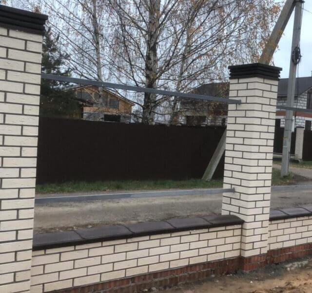 Колпак Zking Бона ХайТек Коричневый на столб 1.5х1.5 кирпича (385х385мм) в Муроме фото