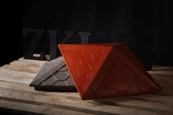 Колпак Zking Эверест Красный на столб 1.5х1.5 кирпича (390х390мм) в Муроме фото