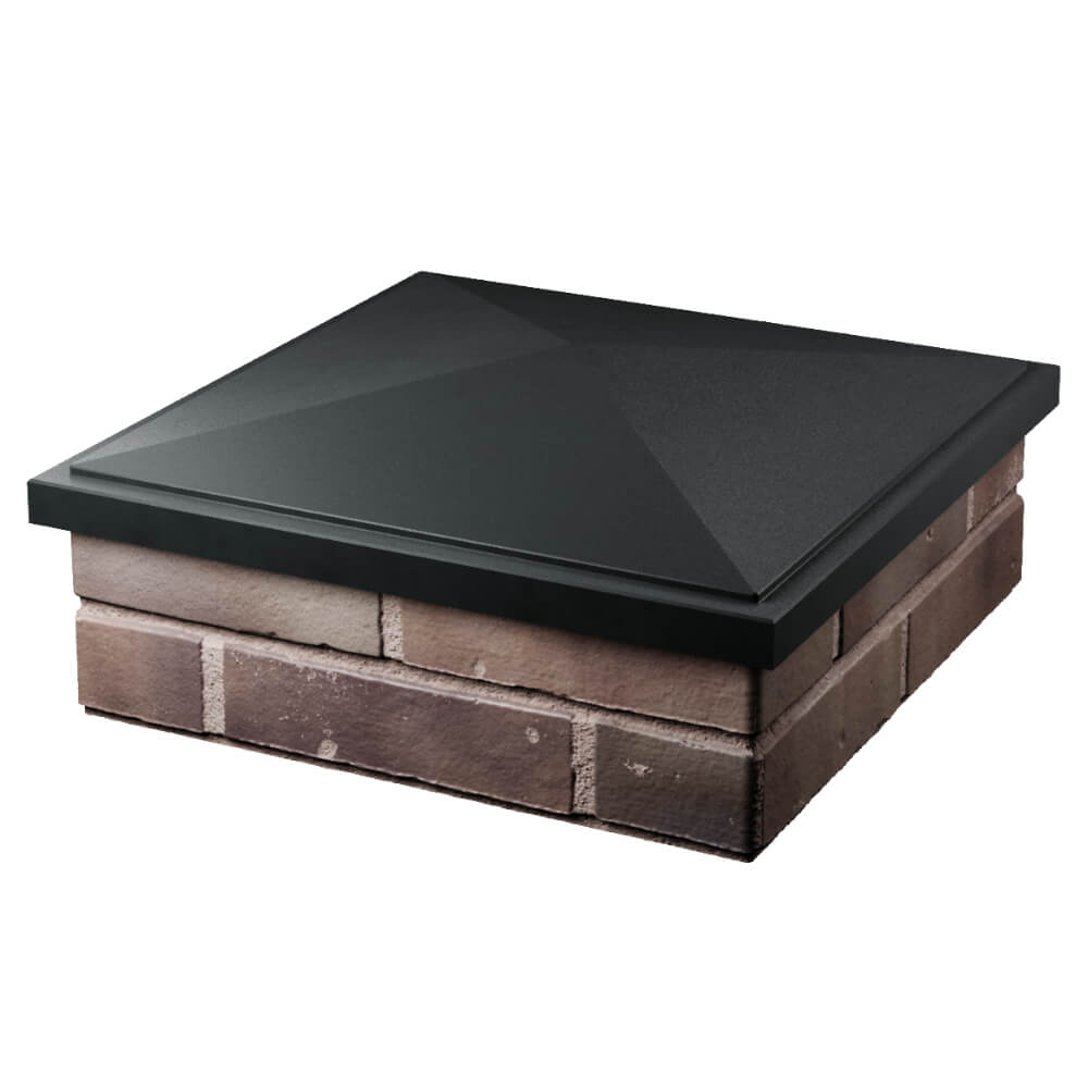 Колпак Zking БонаМоно Черный на столб 2х2 кирпича (515х515, 530х530мм) в Муроме фото