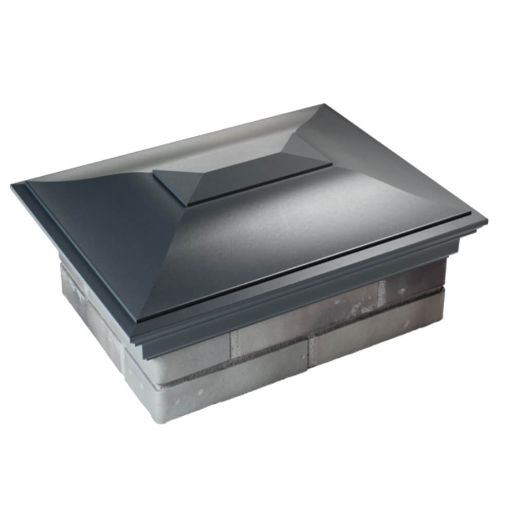 Колпак Zking Монблан Серый на столб 2х1.5 кирпича (515х385мм) Муром фото