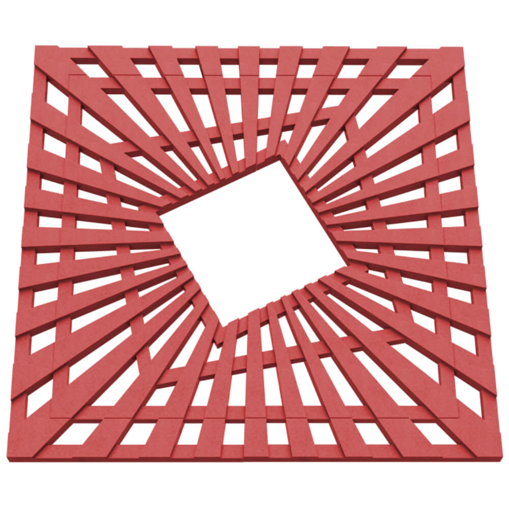 Приствольная решетка для дерева ZKING ATMOSPHERE 1.2х1.2м Красная в Муроме фото