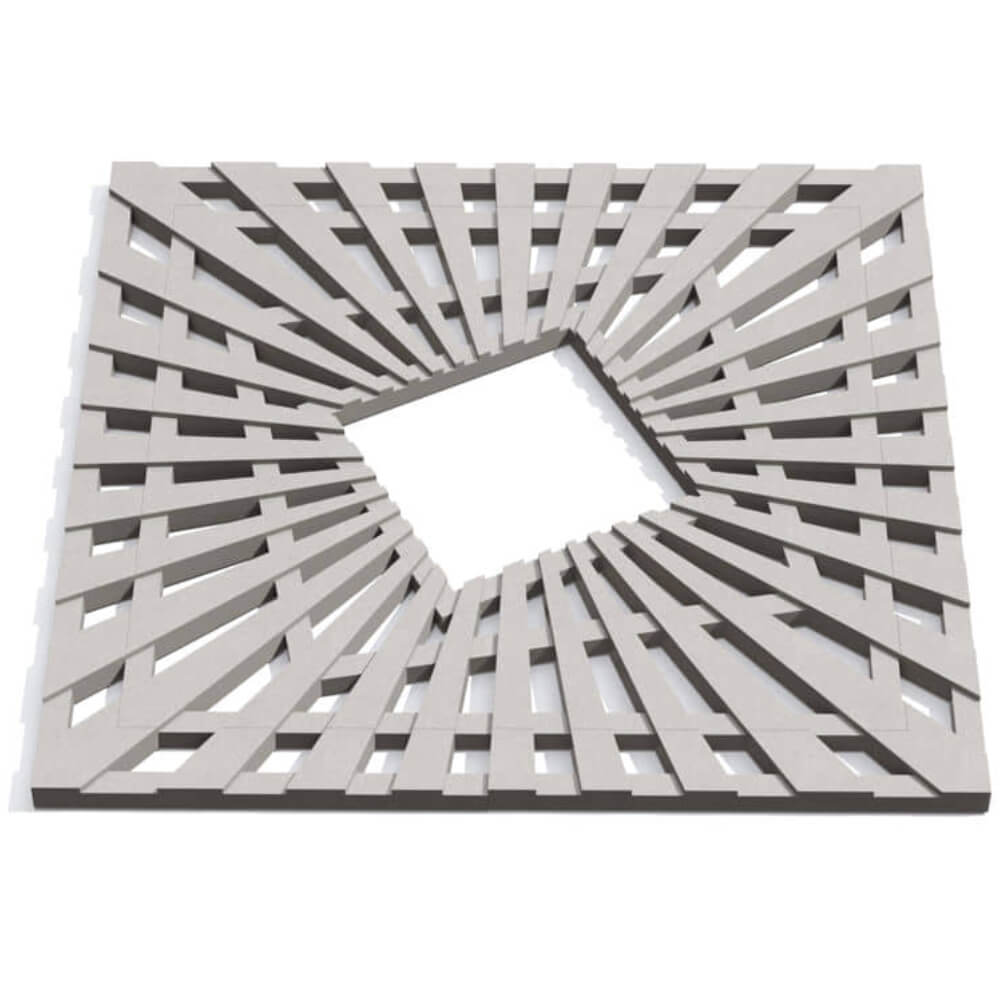 Приствольная решетка для дерева ZKING ATMOSPHERE 1.2х1.2м Бежевая Муром фото