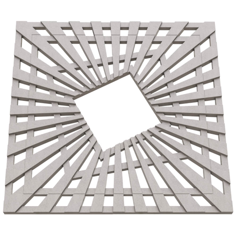 Приствольная решетка для дерева ZKING ATMOSPHERE 1.2х1.2м Бежевая в Муроме фото