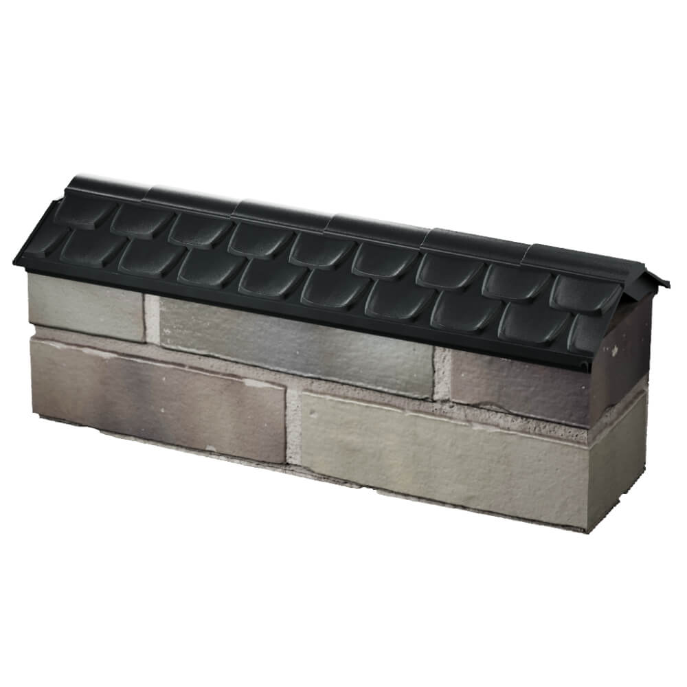 Парапет Zking Эльбрус Черный с посадкой на 0.5 кирпича (130мм) в Муроме фото