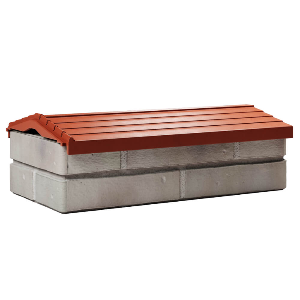 Парапет Zking Бона ХайТек Красный с посадкой на 1 кирпич (200/225/255мм) Муром фото