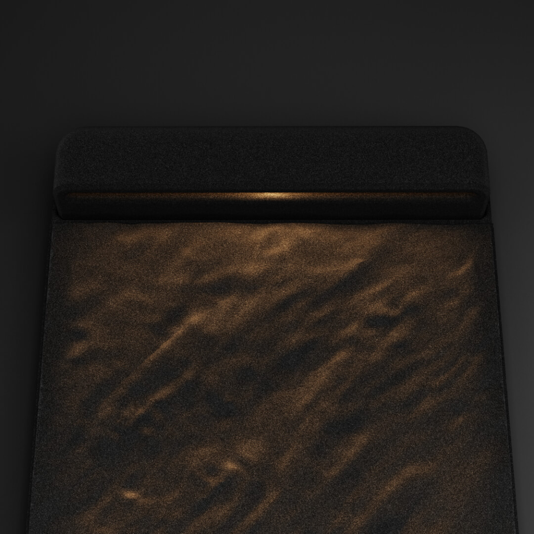 LED Светильник для шаговой плиты STONE Черный Сланец 330х75х98мм в Муроме фото