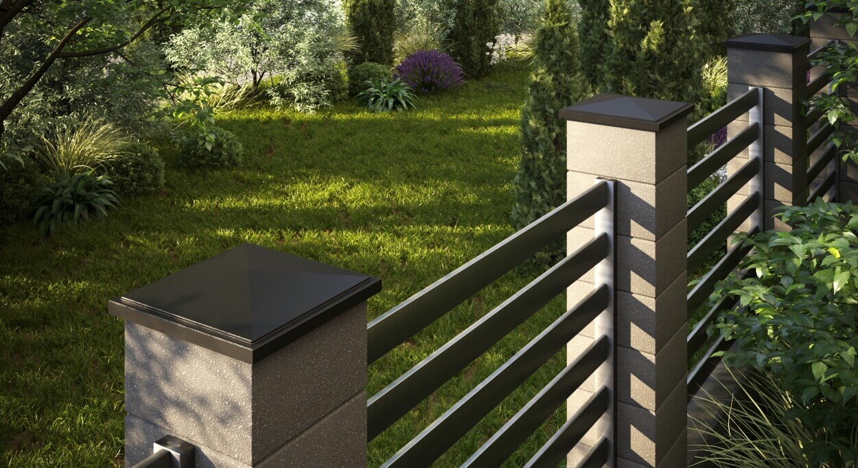 Колпак Zking БонаМоно Коричневый на столб 1.5х1.5 кирпича (385х385, 400х400мм) в Муроме фото