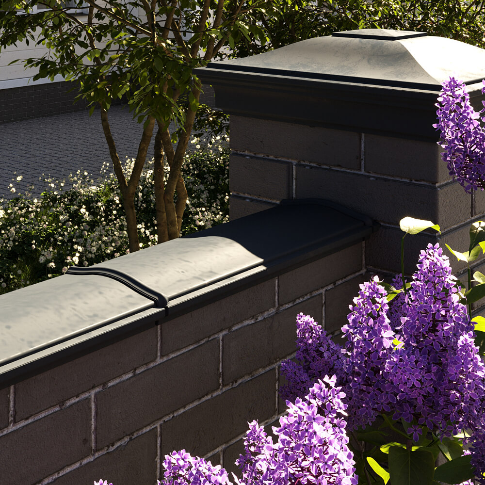 Парапет Zking Монблан Черный посадка на 0.5 кирпича (130мм) в Муроме фото