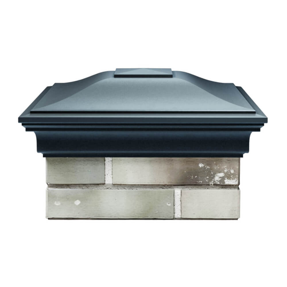 Колпак Zking Монблан Серый на столб 1.5х1.5 еврокирпича 0.7НФ (355х355мм) Муром фото