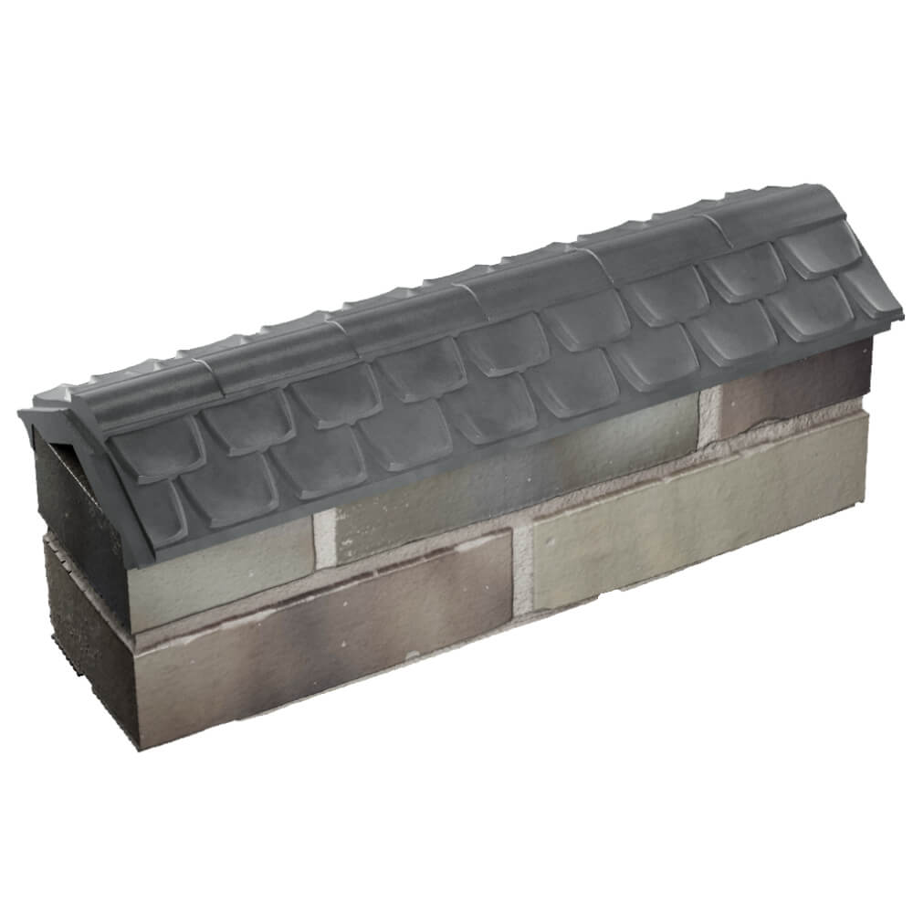 Парапет Zking Эльбрус Серый с посадкой на 0.5 кирпича (130мм) в Муроме фото