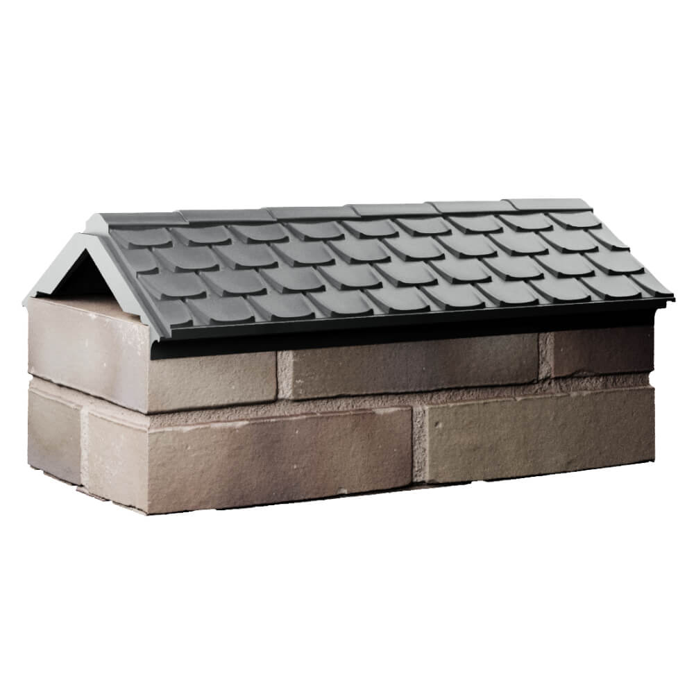 Парапет Zking Эльбрус Серый с посадкой на 1 кирпич (255мм) Муром фото