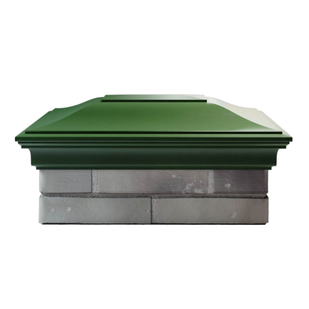 Колпак Zking Монблан Зеленый на столб 2х1.5 кирпича (515х385мм) в Муроме фото