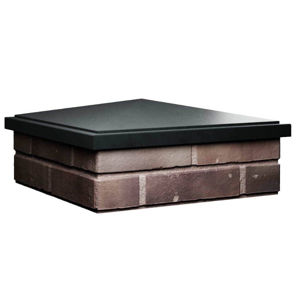 Колпак Zking БонаМоно Черный на столб 2х2 кирпича (515х515, 530х530мм) в Муроме фото