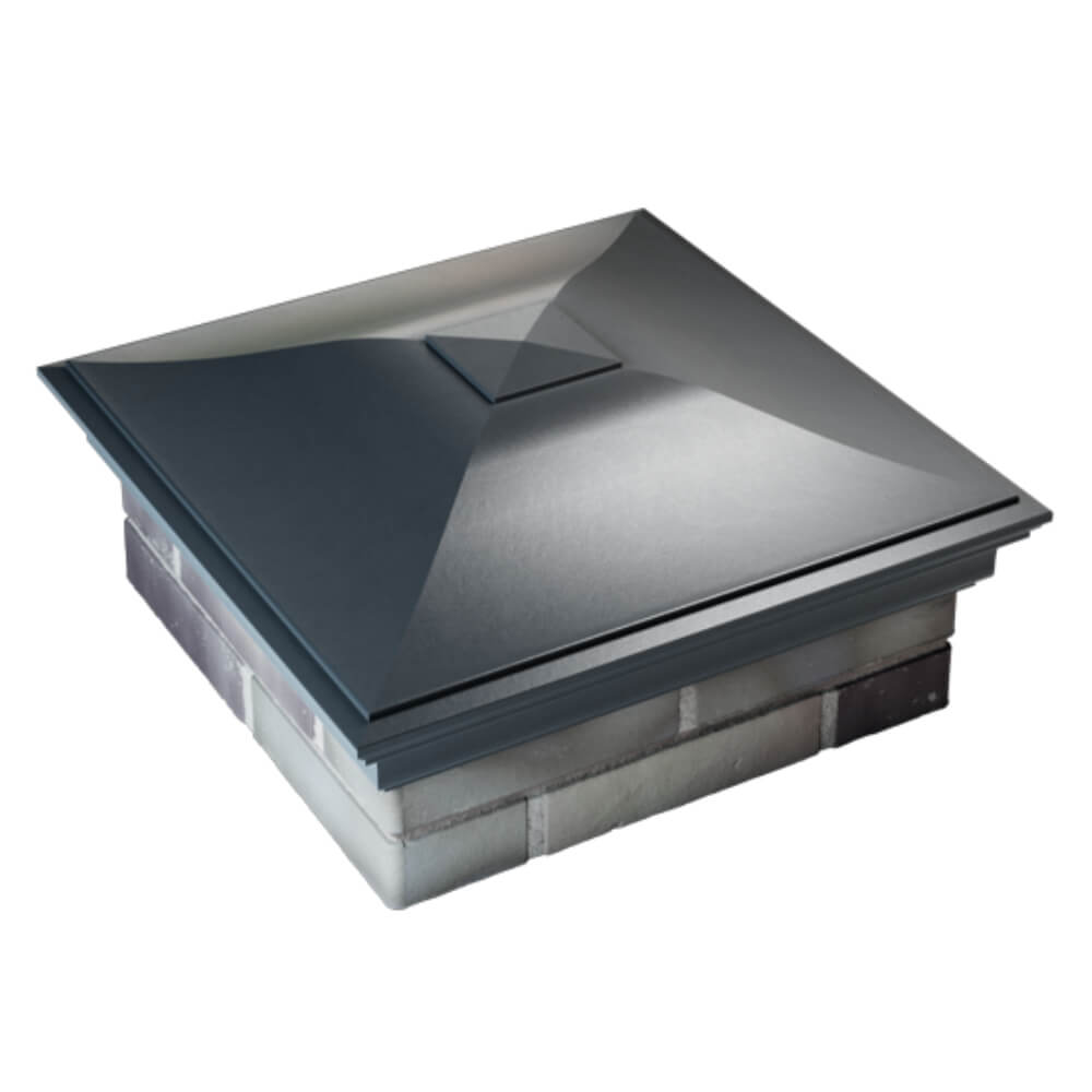 Колпак Zking Монблан Серый на столб 2х2 кирпича (515х515мм) Муром фото